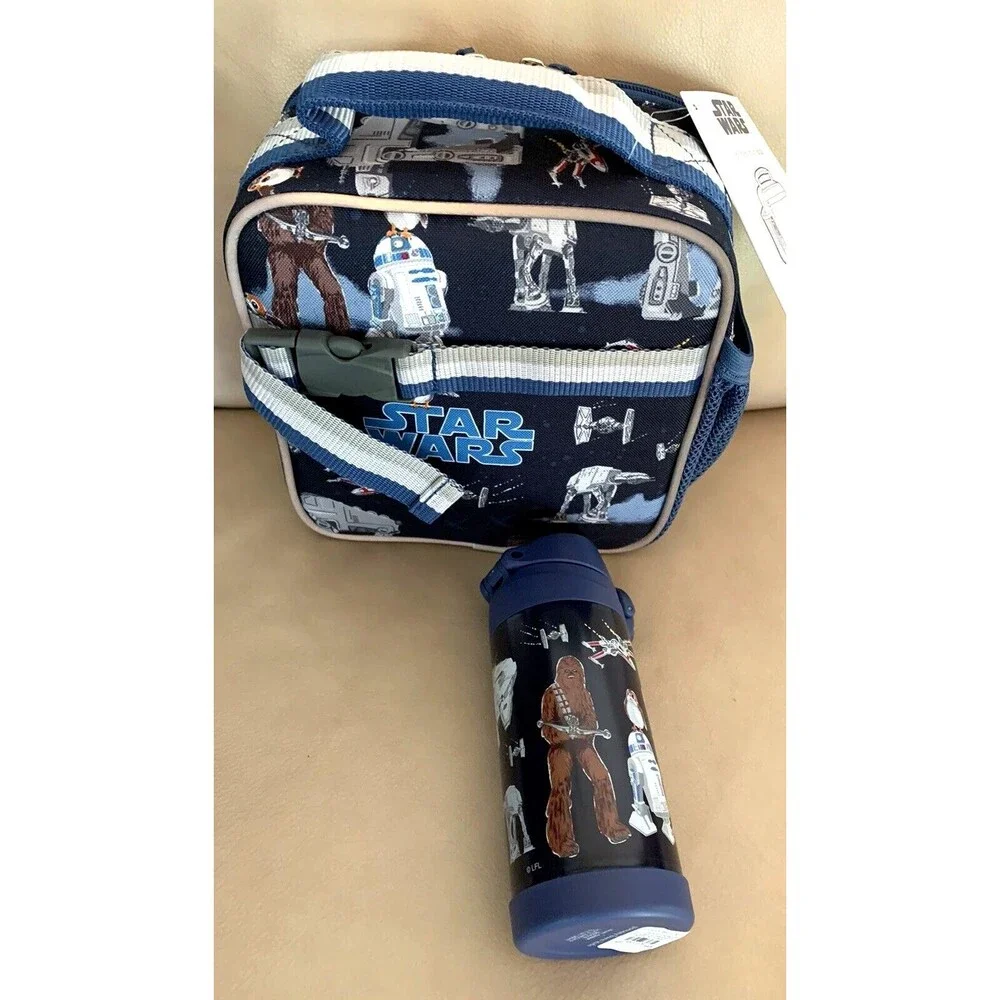 Pottery Barn school disney STAR WARS travel BACKPACK Solo Space+LUNCH+WATER  .